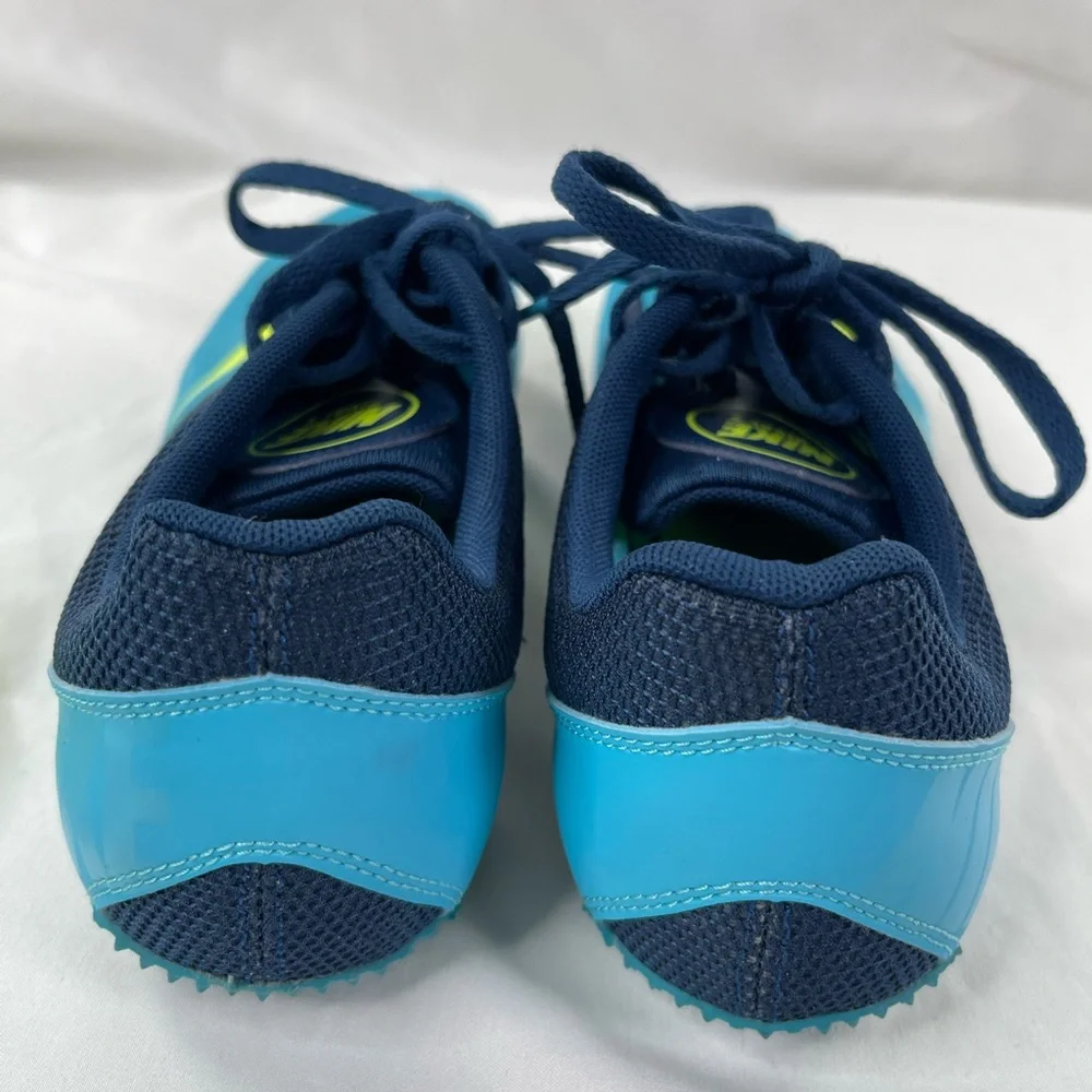 Nike Rival Sprint Track Shoes Running Womens Blue Yellow Size 9.5